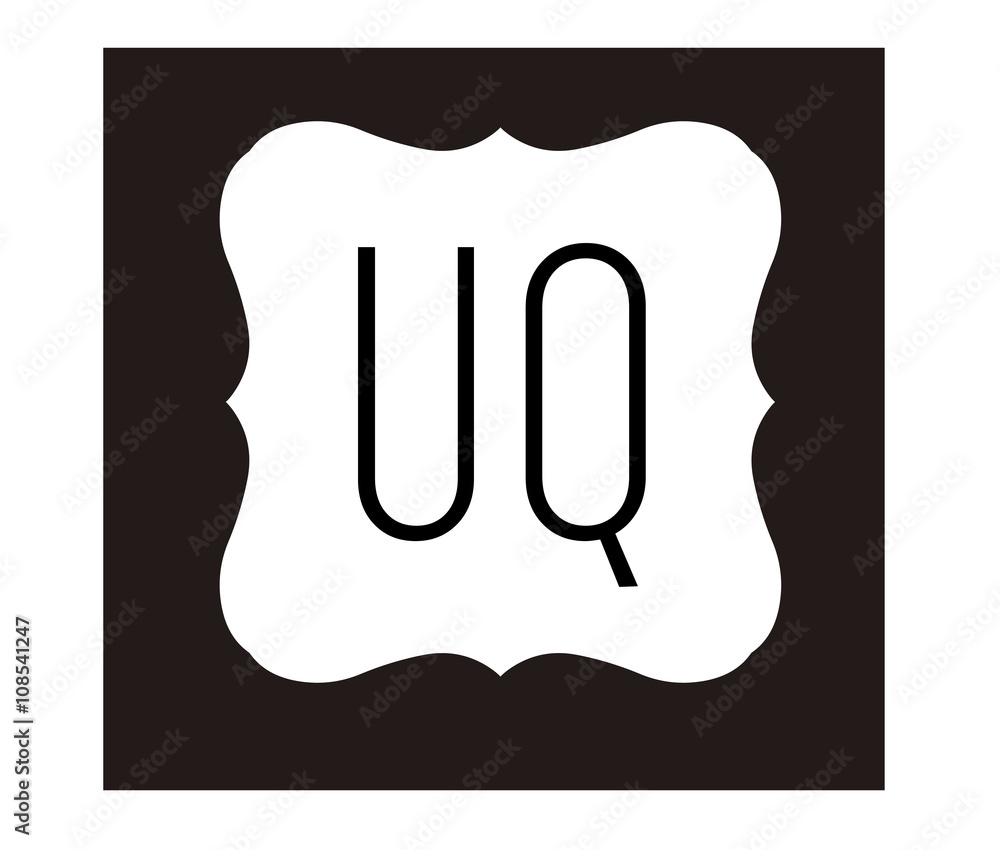 UQ Initial Logo for your startup venture