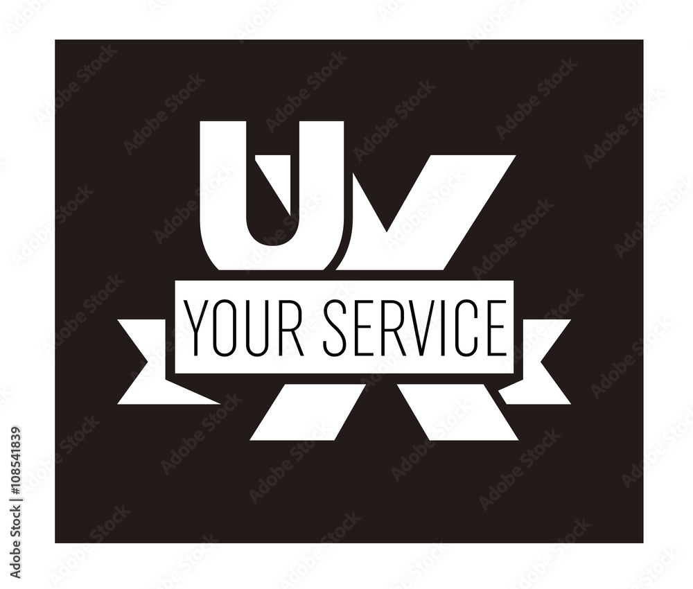 Obraz premium UX Initial Logo for your startup venture