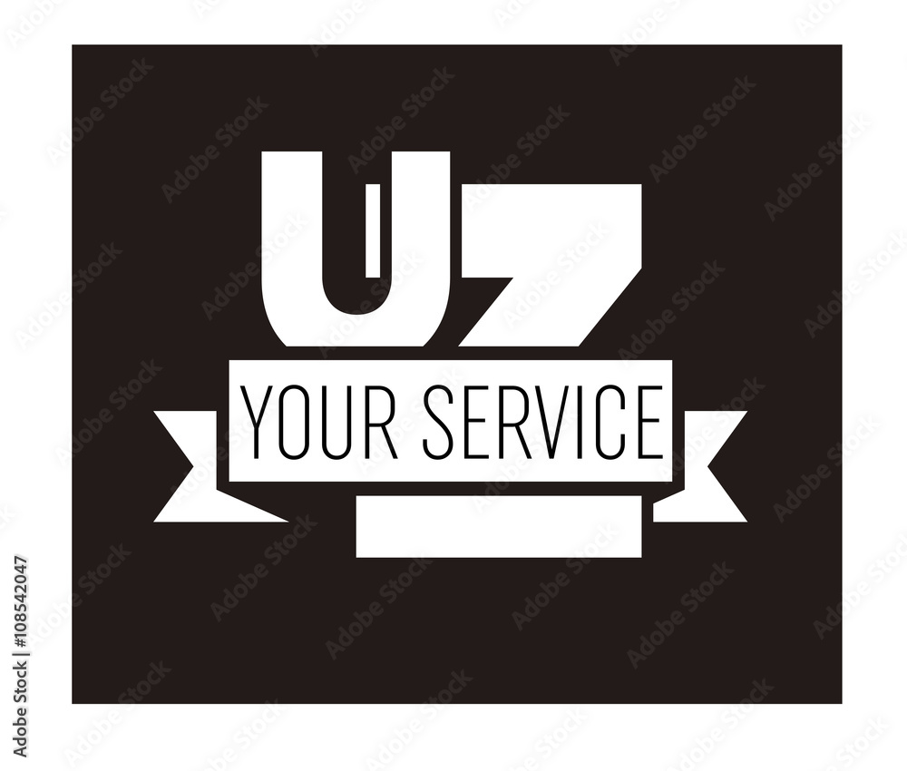UZ Initial Logo for your startup venture