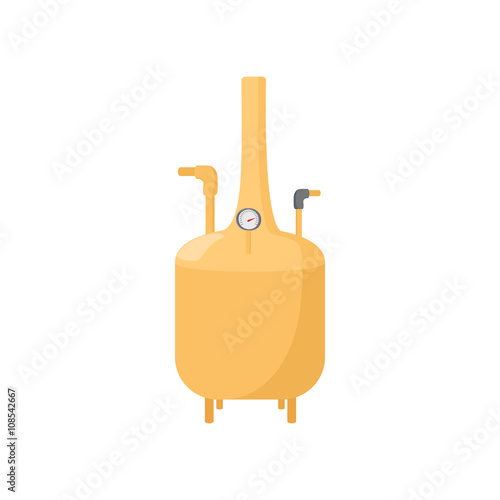 Beer brewery icon, cartoon style