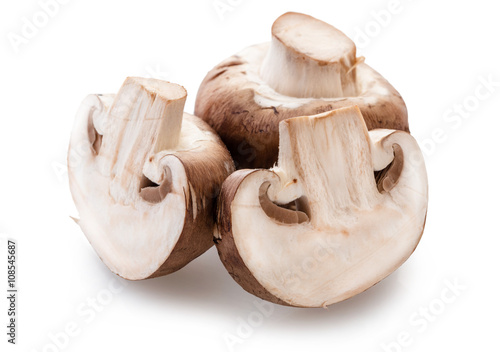 natural mushrooms champignons