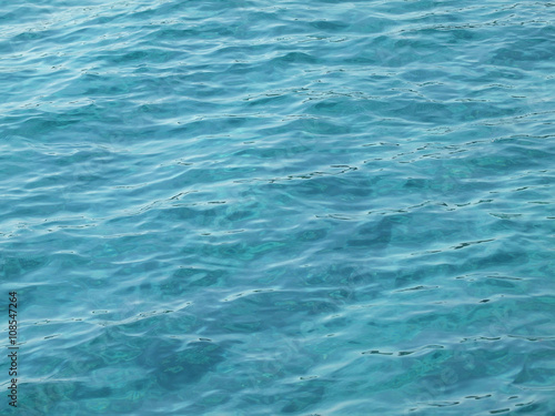 azure  blue sea water background © anakondasp