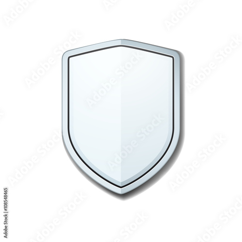 Free Download White Shield sign - GFXLoad