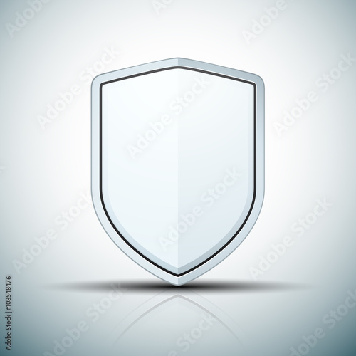 Free Download White Shield sign - GFXLoad