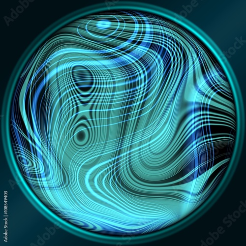 Abstract decorative magic sphere - pattern 