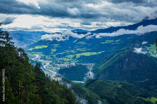 Alps mountins view