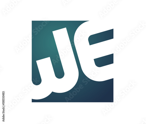 WE Initial Logo for your startup venture