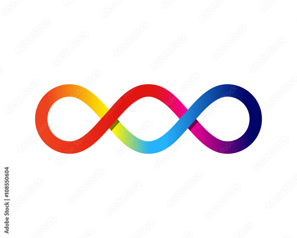 Infinity Three Circle Logo Stock Vector Adobe Stock
