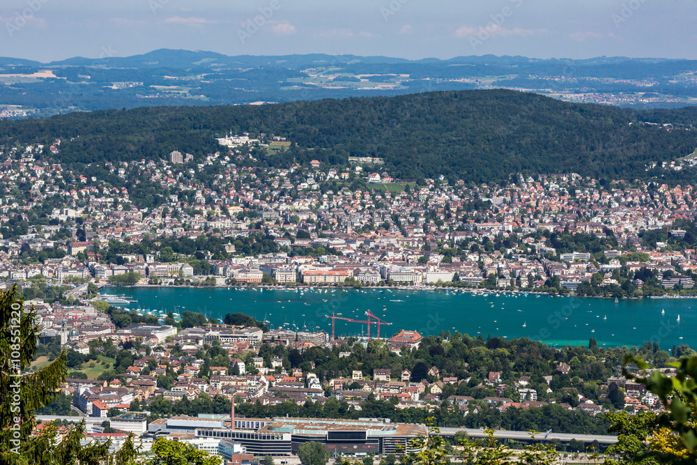 Zurich and the bay area, Switzerland