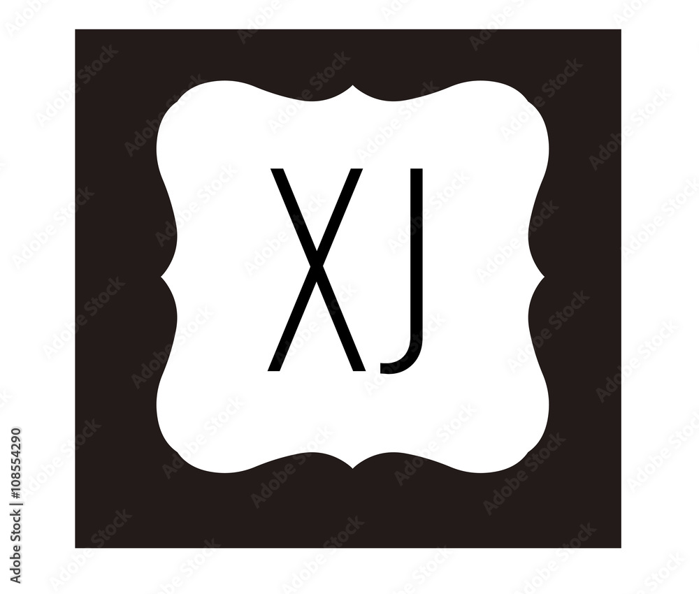 XJ Initial Logo for your startup venture XJ Initial Logo for your startup venture