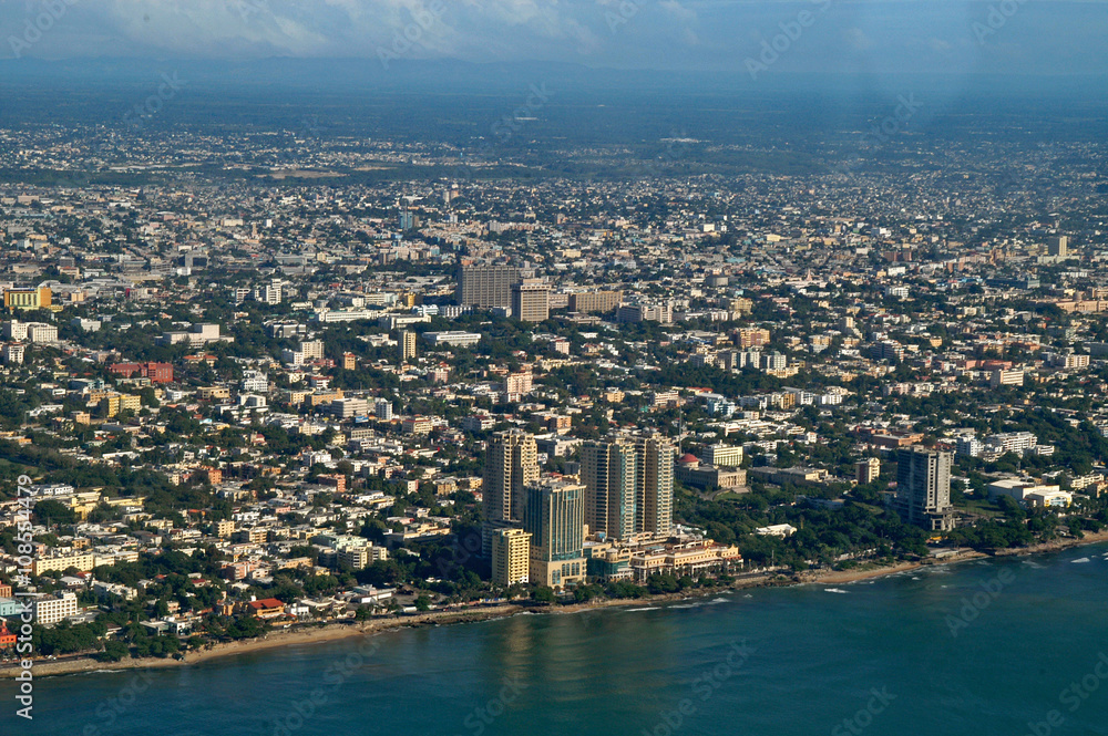 Luftaufnahme von Santo Domingo, Dominikanische Republik