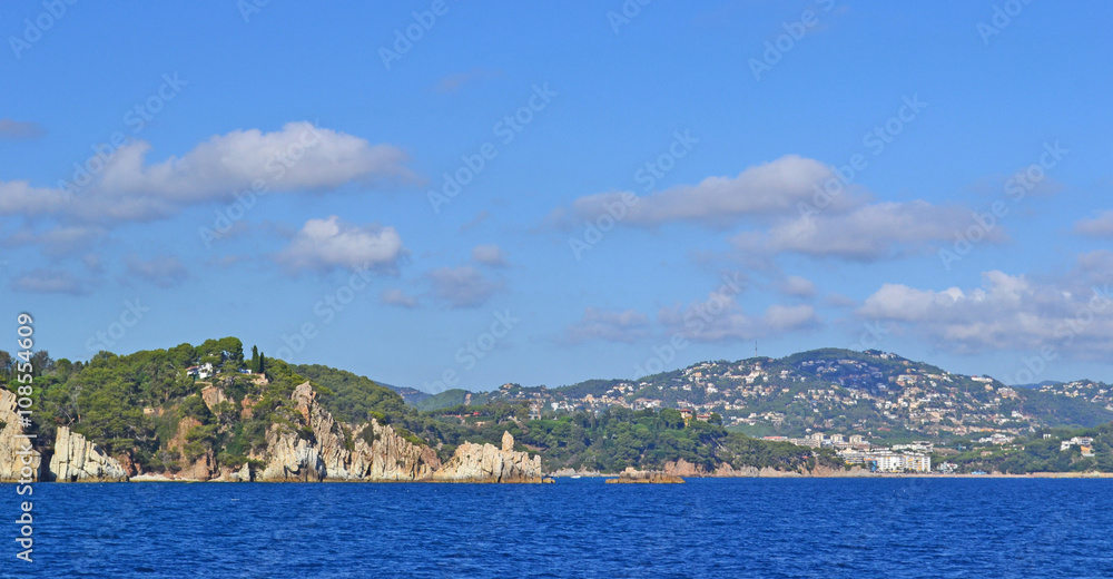 coastline of the Costa Brava Spain