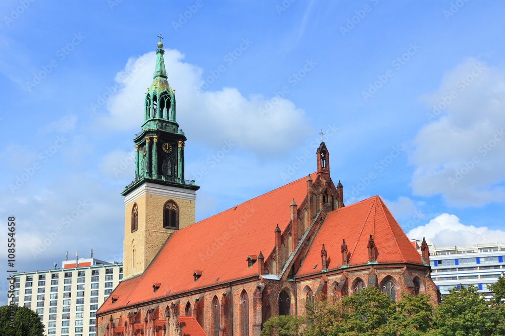 Berlin landmark - St Mary's Church