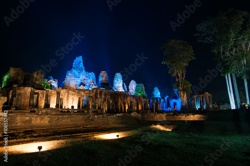 April 13.2016 : The Bayon at Angkor wat, Siem Reap , Cambodia du
