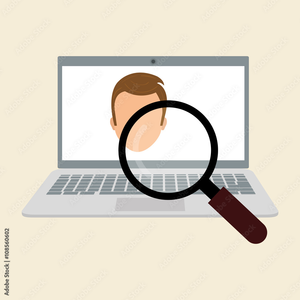 man and social media graphic design , vector illustration man and social media graphic design , vector illustration