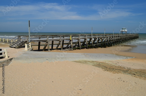 La jet  e de Luc sur Mer  Calvados-Normandie 