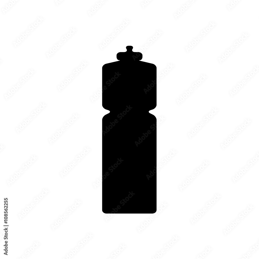 Sport water bottle icon. Vector illustration