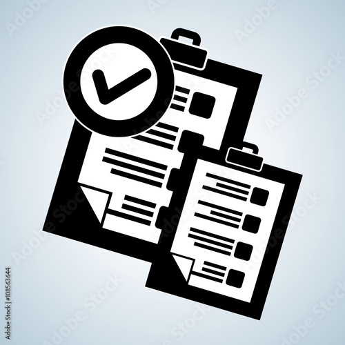 Illustration design of document , editable vector