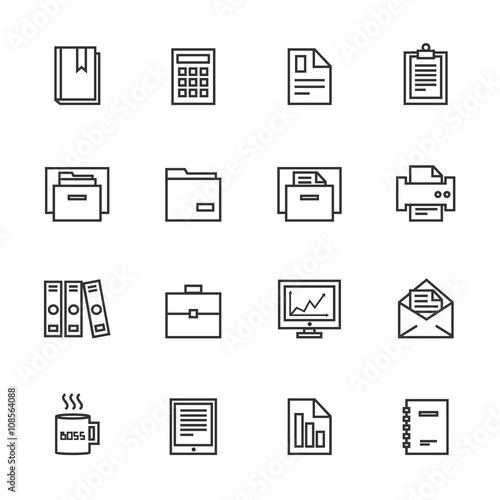 office black line
