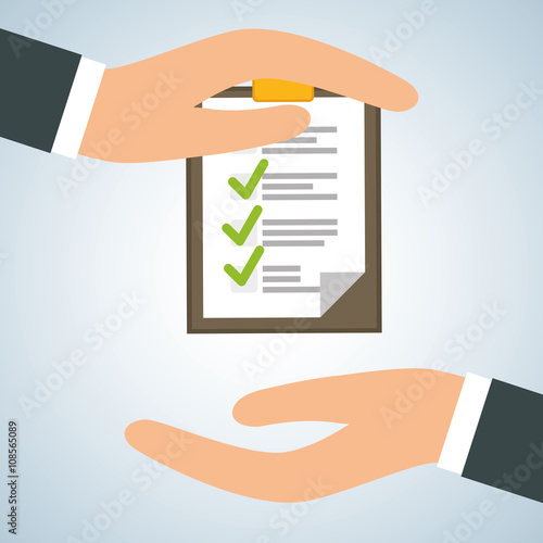 Illustration design of document , editable vector