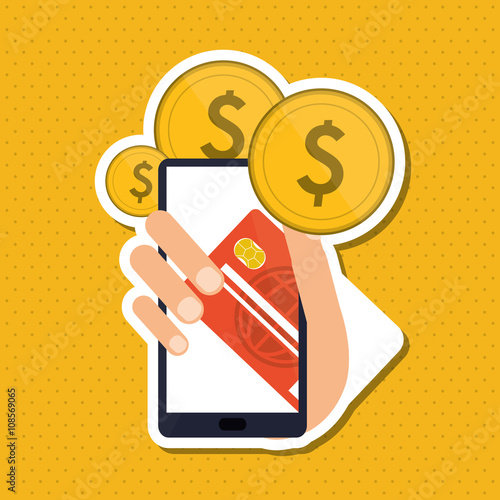 Wallpaper Mural Payment vector design , vector illustration Torontodigital.ca