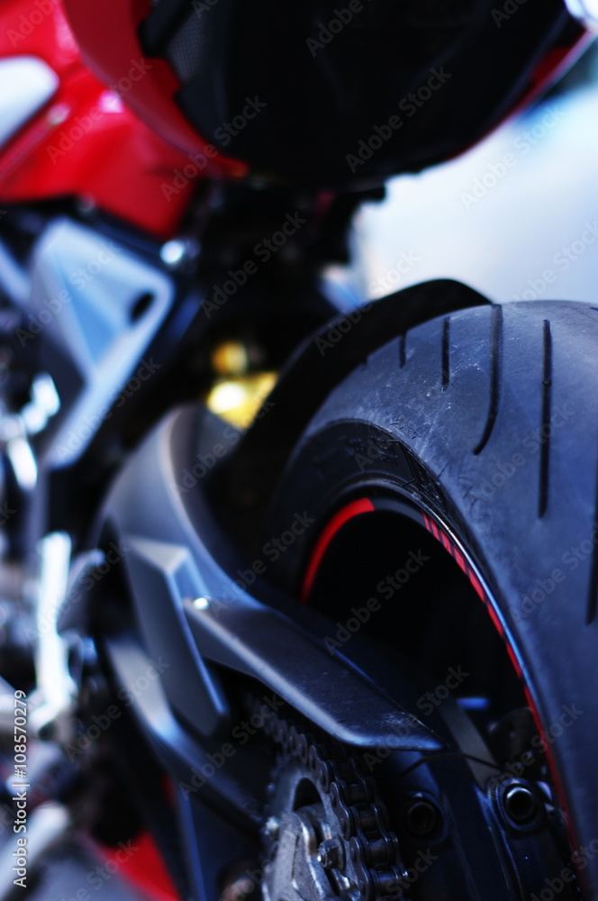 Obraz premium Motorrad Saison