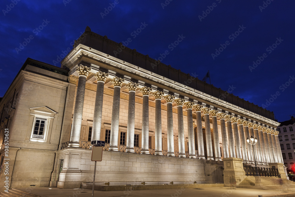 Obraz premium Courthouse in Lyon
