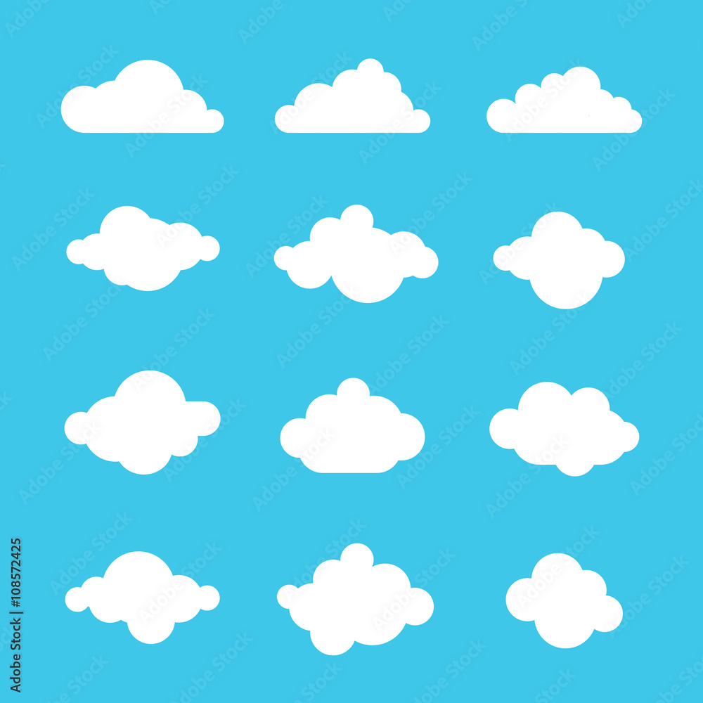 clouds sky heaven icon symbol label logo sign