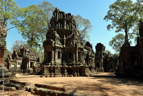 part of the temple complex in Angkor Wat, Siem Reap, Cambodia © hnphotography