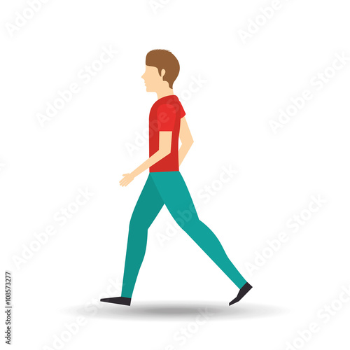 people walking design 