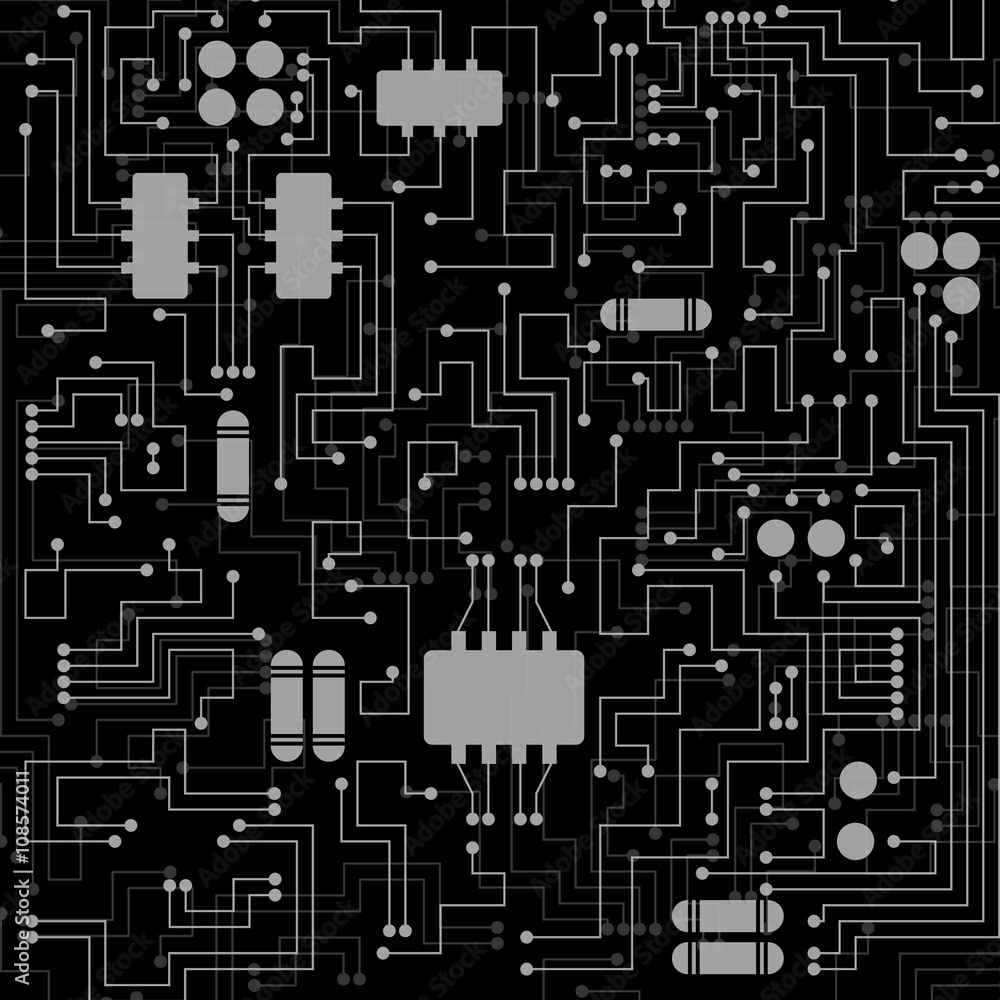 Abstract circuit board texture. 