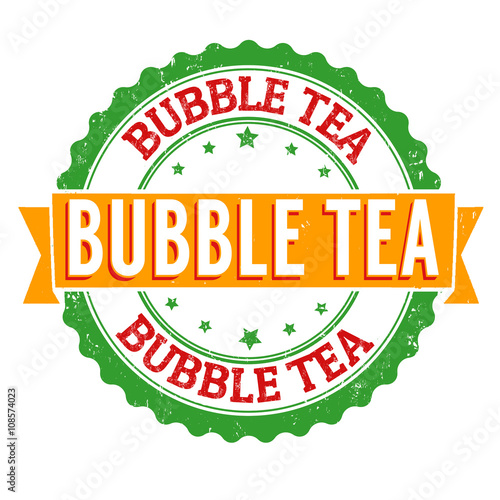 Bubble tea stamp