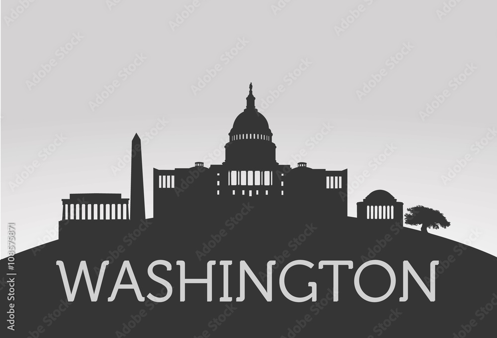 Washington vector for your ideas Washington vector for your ideas