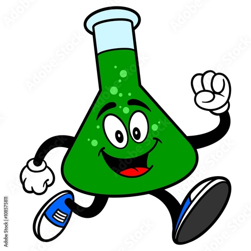 Chemistry Flask Running