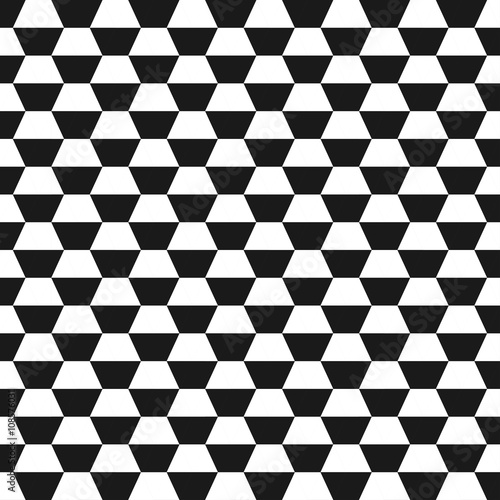 Hexagon geometric seamless background.
