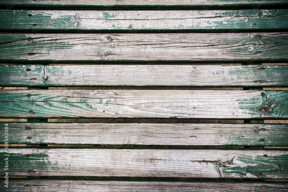 Gray wooden desks peeling paint background. Gray wooden desks peeling paint background.