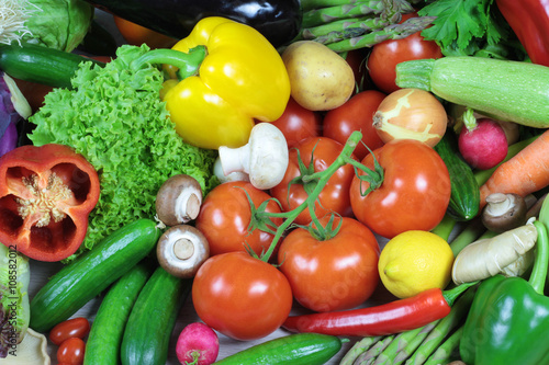 Colorful fresh vegetables