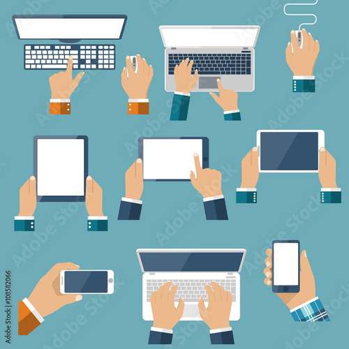 Hand hold devices electronics.