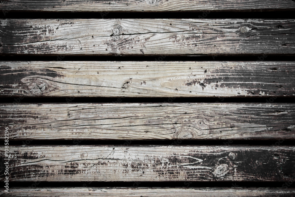 Gray wooden desks peeling paint background. Gray wooden desks peeling paint background.