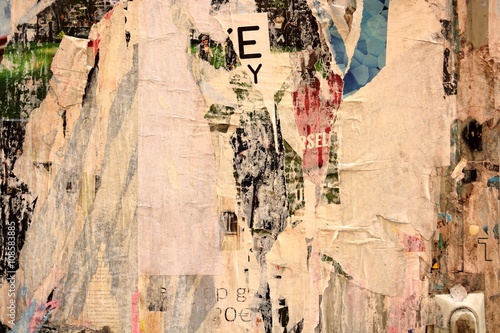 Torn posters
