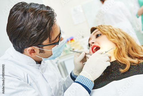 Young asian dentist doctor