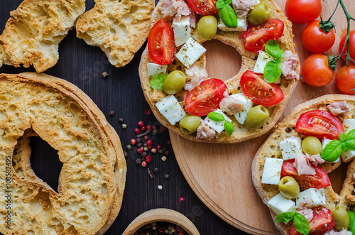Italian appetizer Friselle