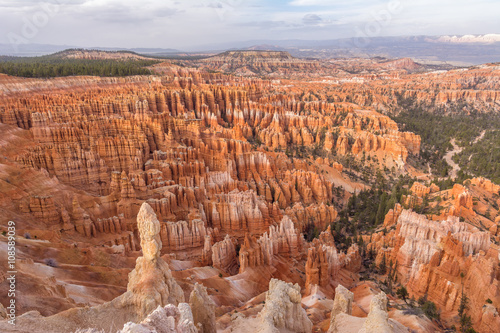 Scenic view of Bryce Canyon National Park at sunset, Utah, Usa