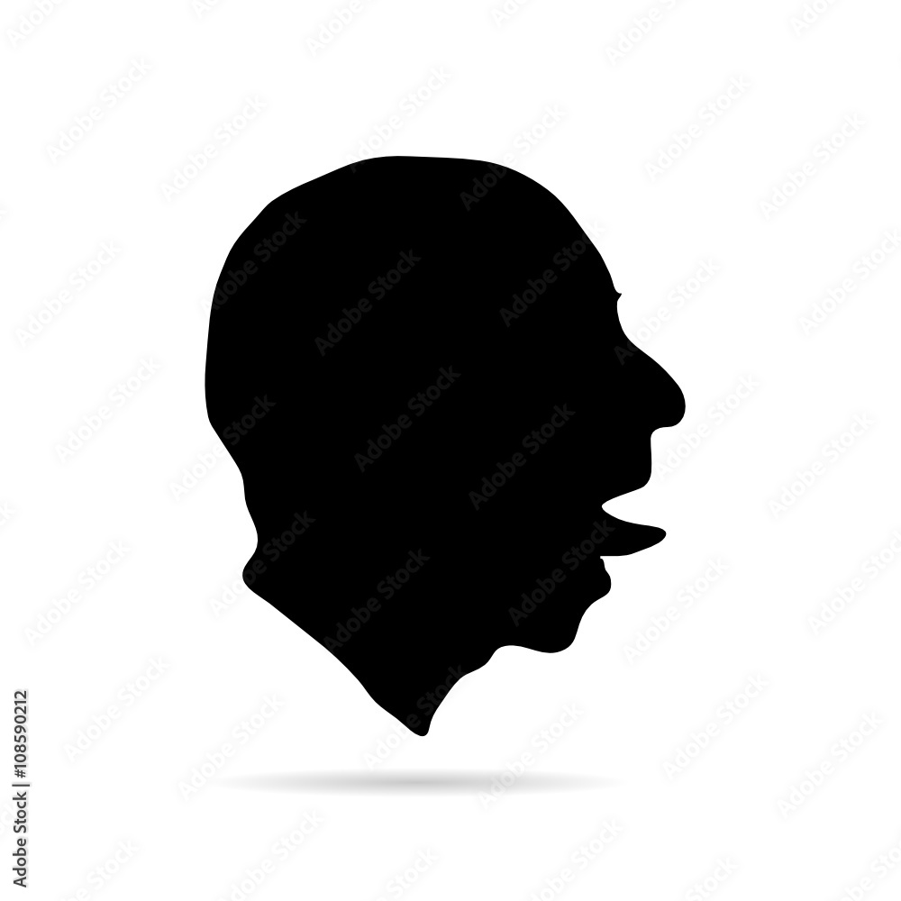 man head art silhouette illustration