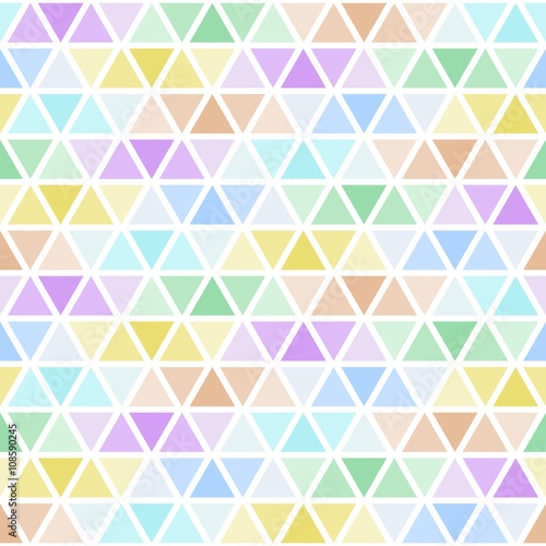 Colored Triangles Seamless Pattern