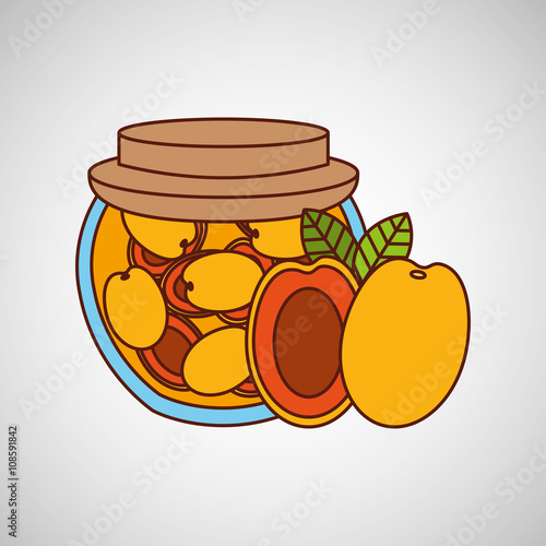 fruit jam design 