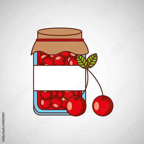 fruit jam design 