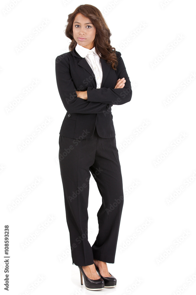 Pretty business woman arms crossed Pretty business woman arms crossed