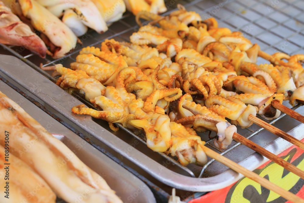 Grilled squid Grilled squid