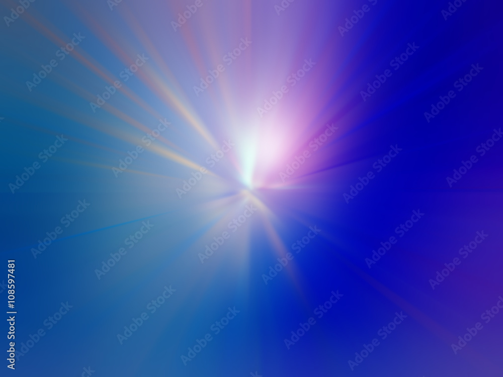 Fototapeta premium Colorful rays of light, abstract burst background